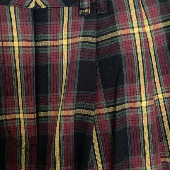 high waisted tapered tartan pants - Picture 4 of 9